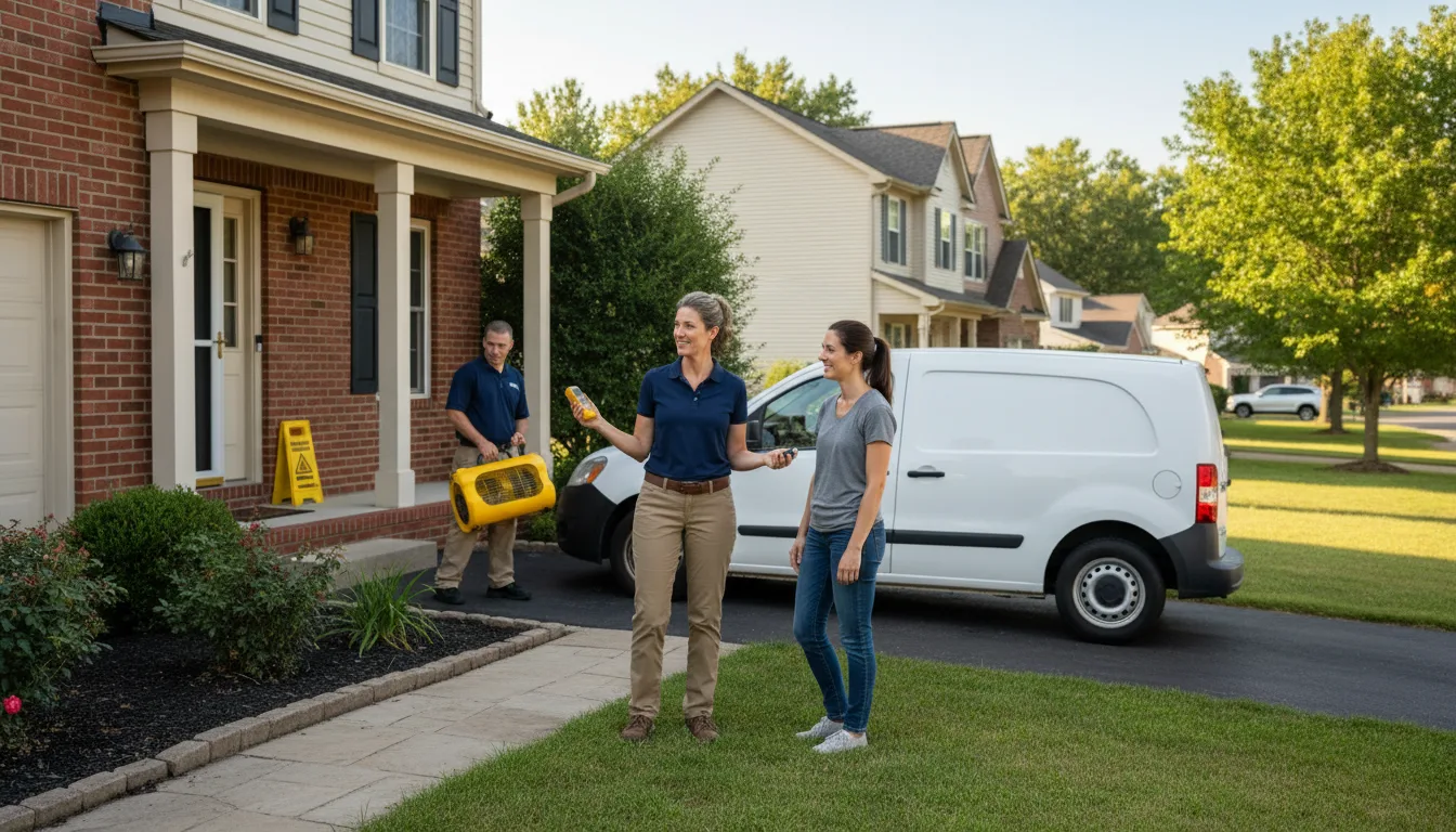 Water restoration image for Dehumidification And Cleanup Services in Brewton, AL